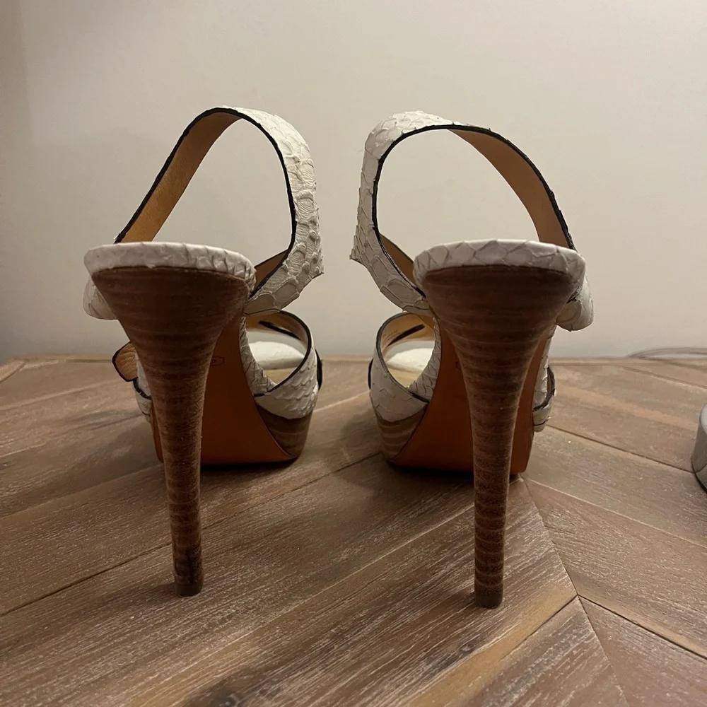 Vintage Coach Platform Heels (real leather) - Picture 4 of 6